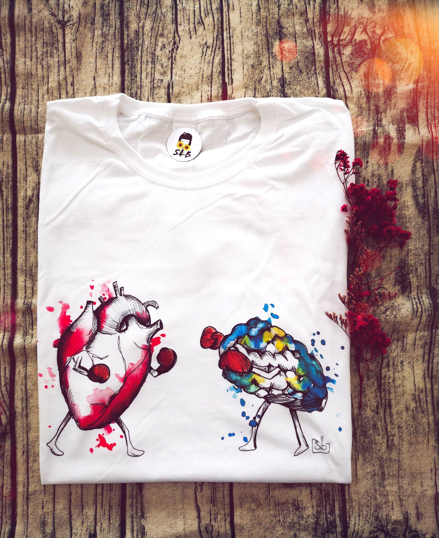 T-shirt Cuore VS Cervello