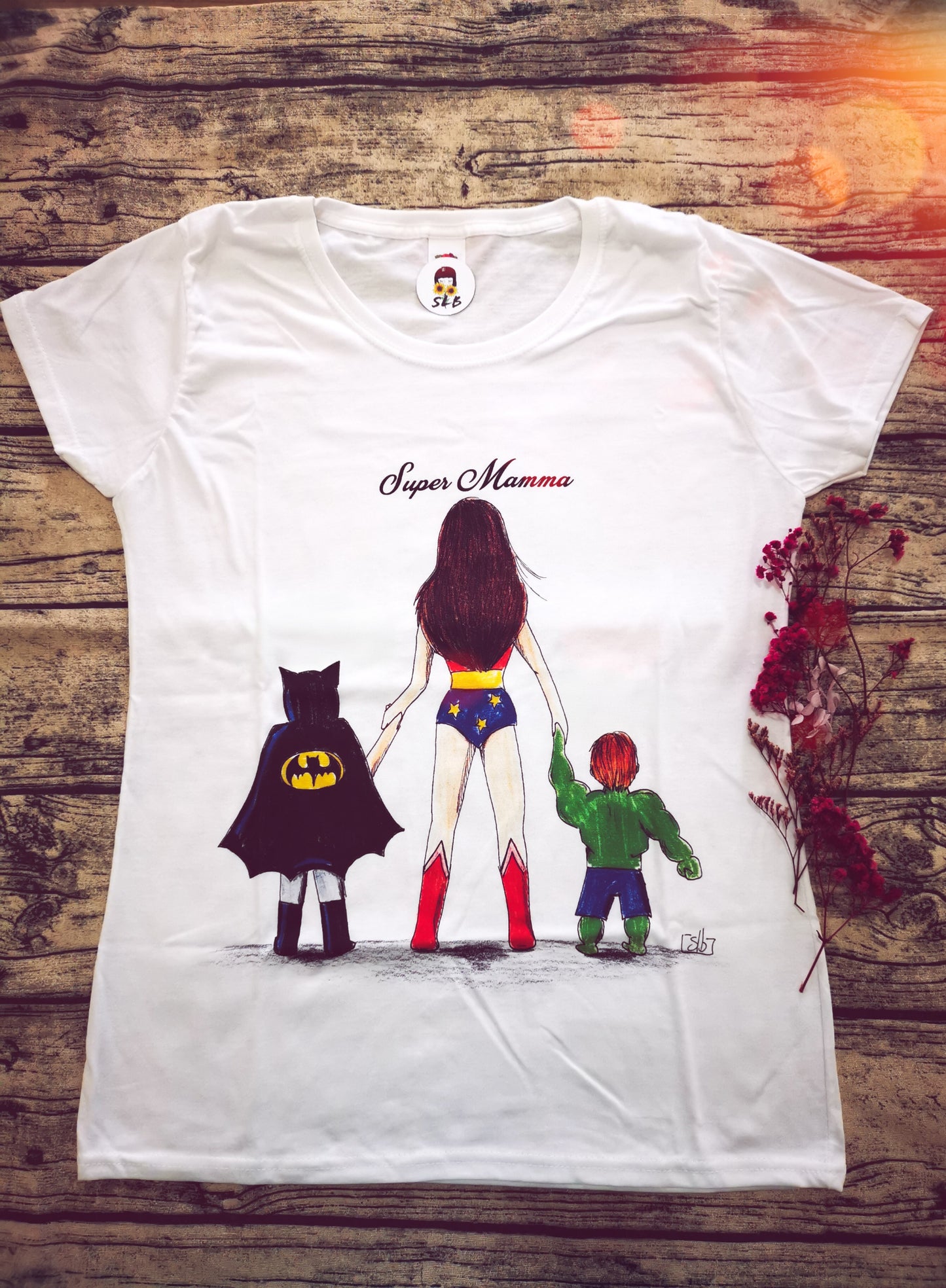 T-shirt Mamma Super