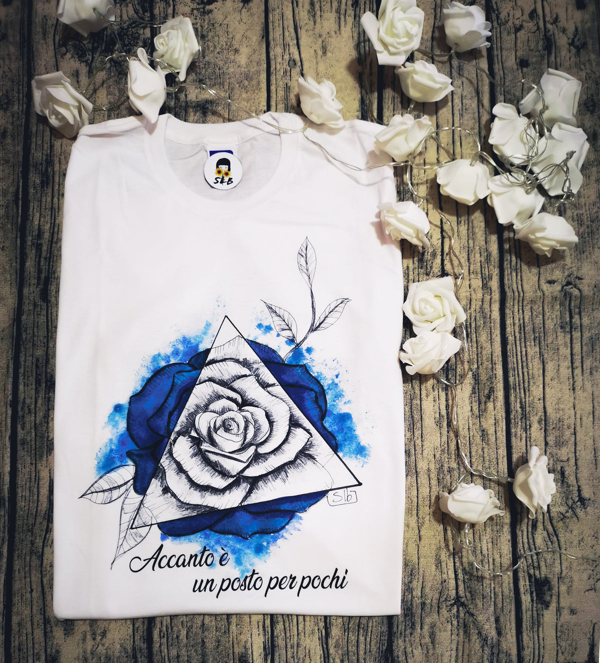 T-shirt Blue Rose