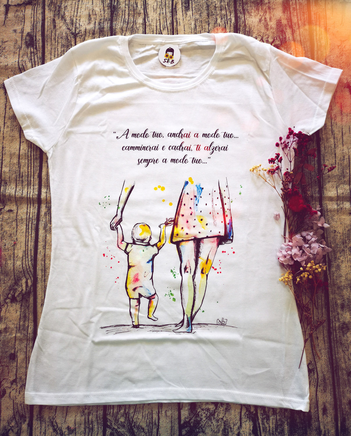 T-shirt Mamma bebè