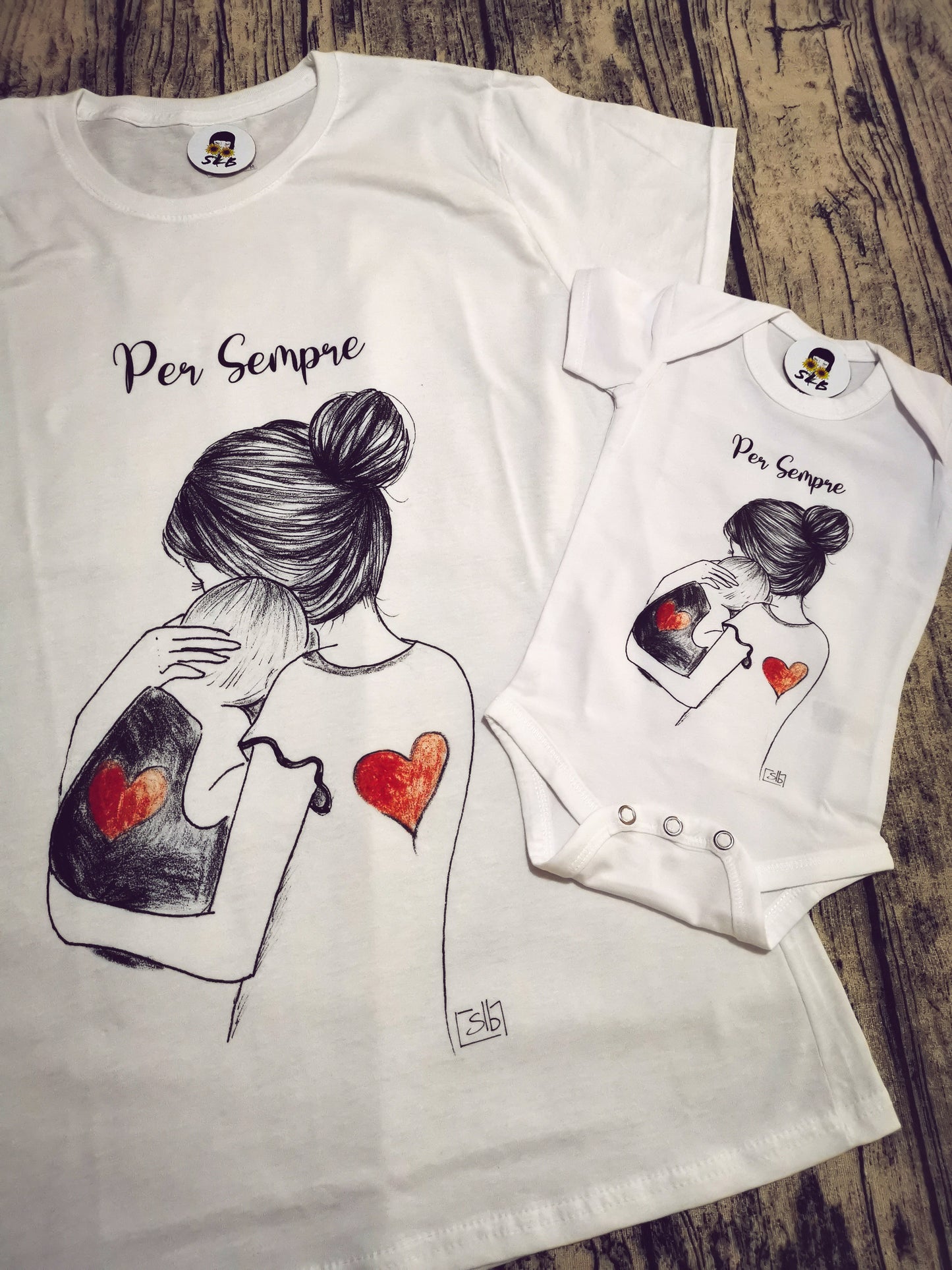 T-shirt Combo Mamma + body