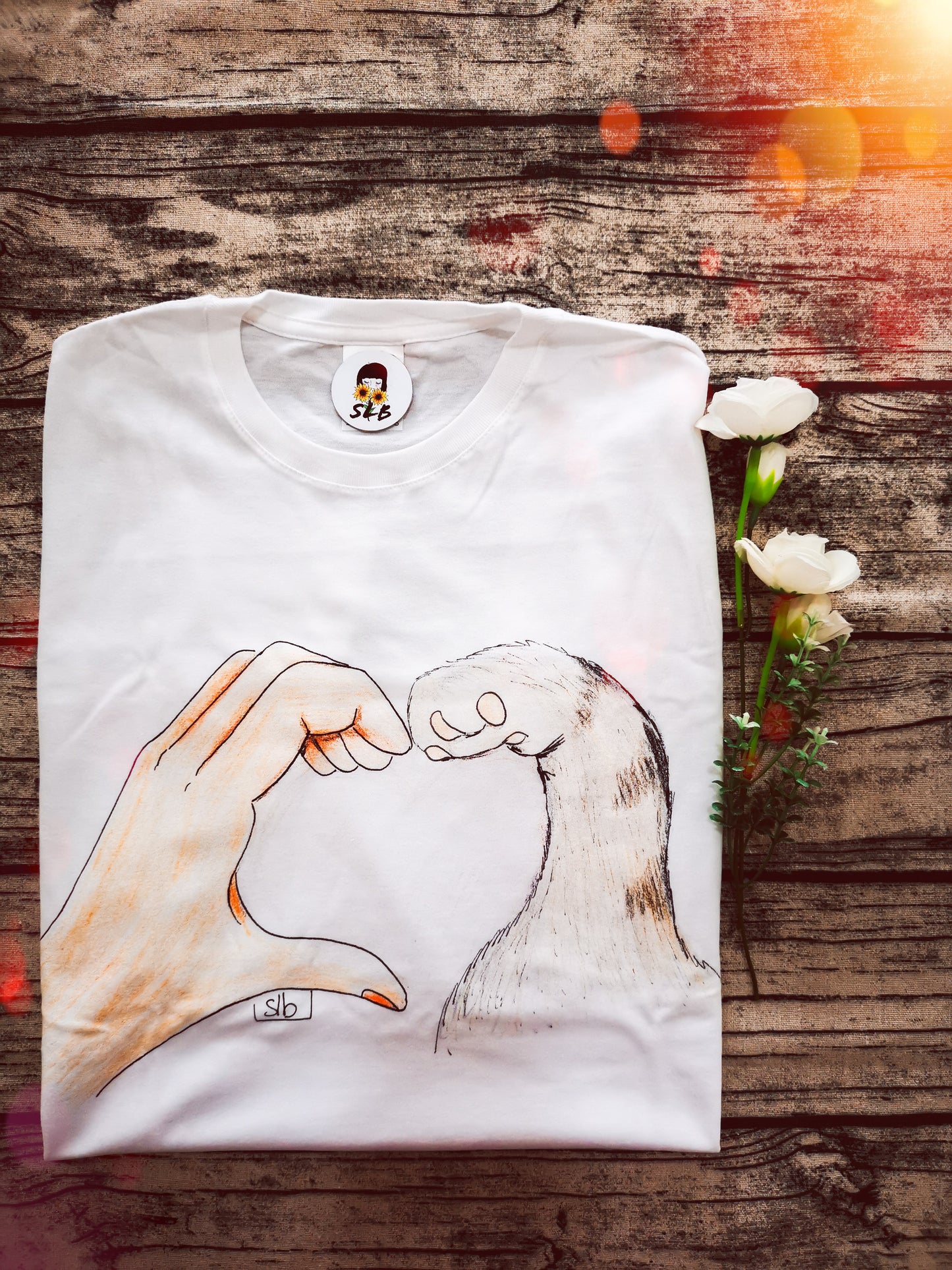 T-shirt Zampa Gatto