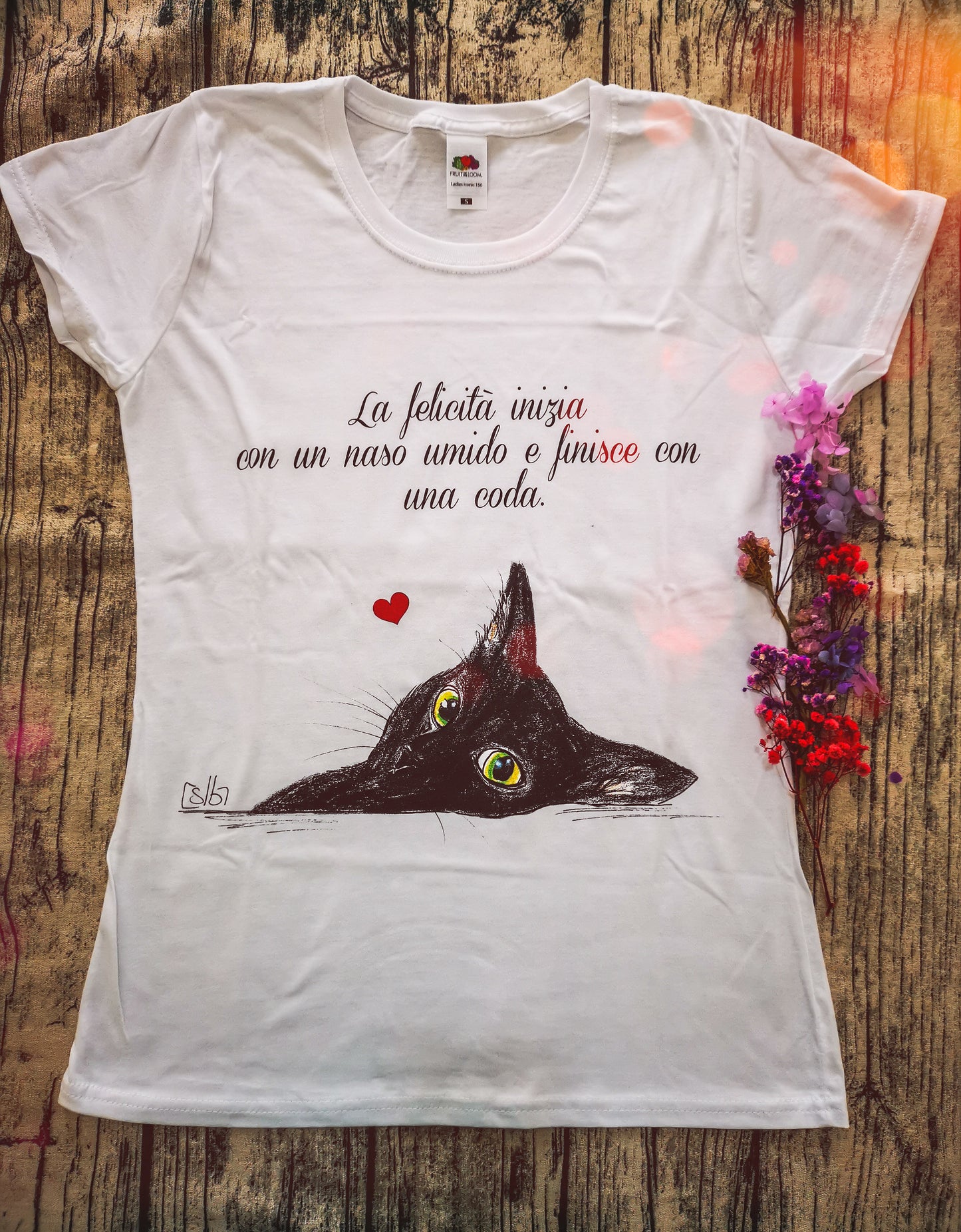 T-shirt Gattino