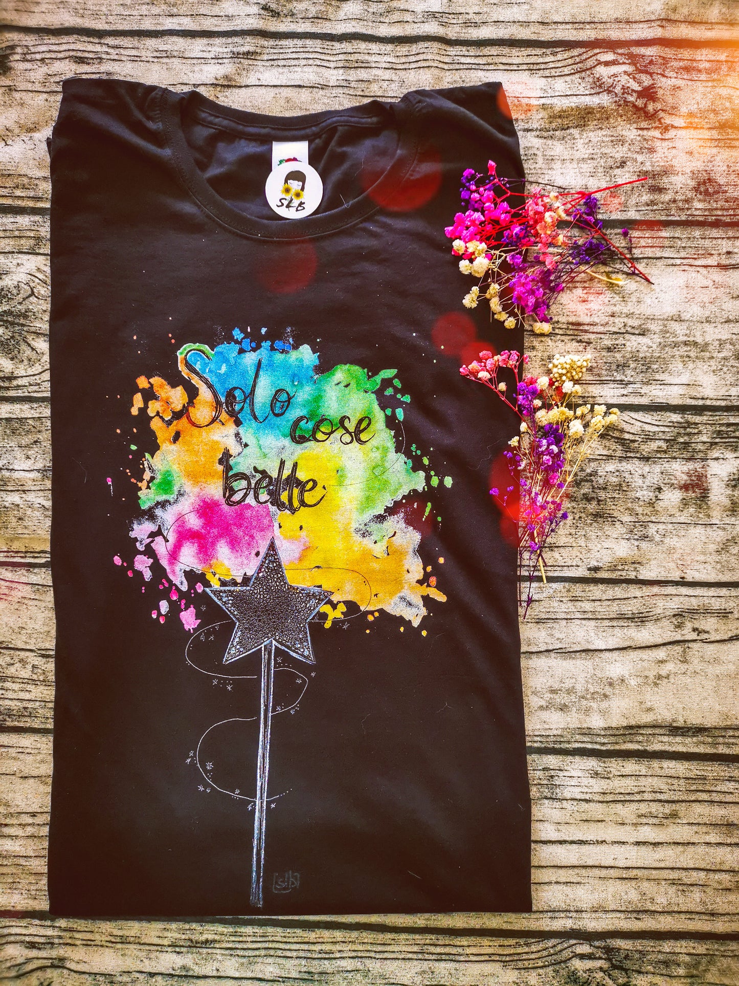 T-shirt BLACK Solo Cose Belle