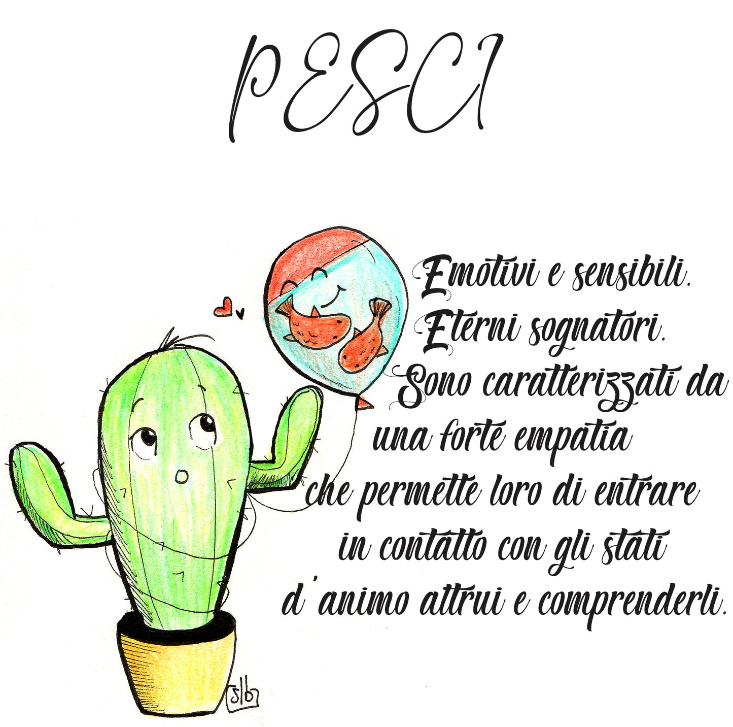 T-shirt AstroCactus Pesci