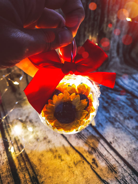 Pallina Natalizia Girasoli