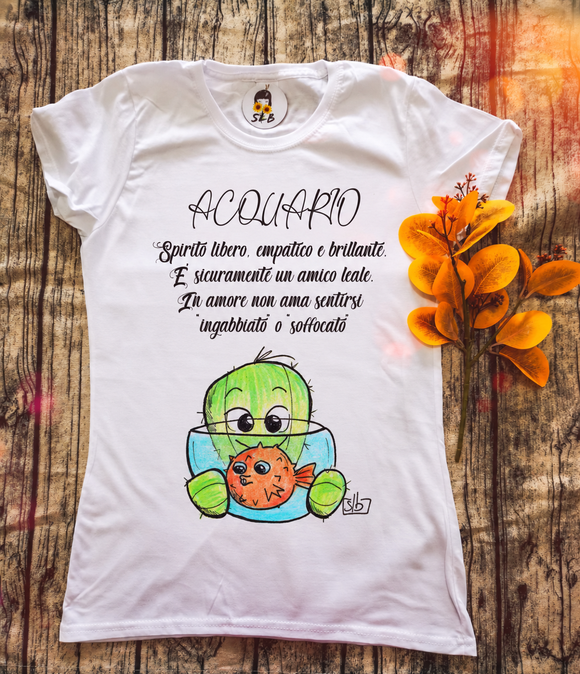 T-shirt AstroCactus Acquario