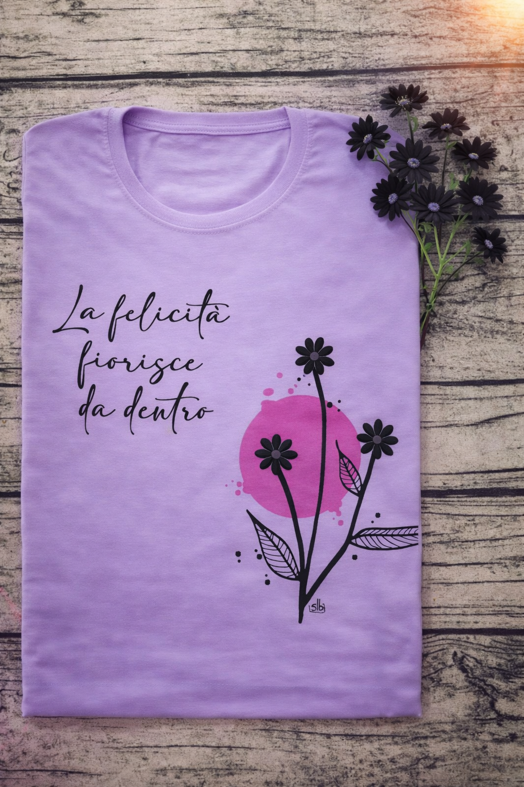 T-shirt Lilla Margherite
