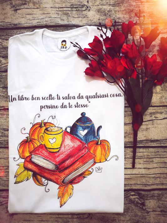 T-shirt Libri