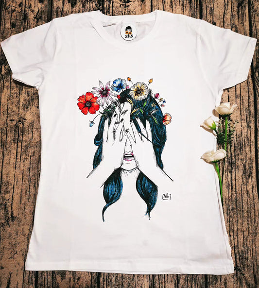 T-shirt Pensieri in Fiore