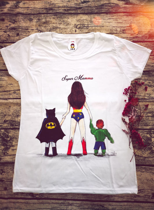 T-shirt Mamma Super