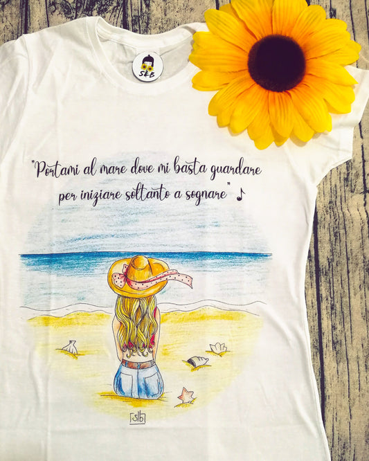 T-shirt Ragazza Mare