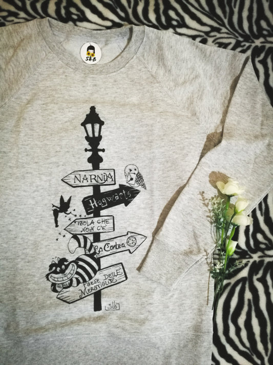 Felpa destinazioni fantasy