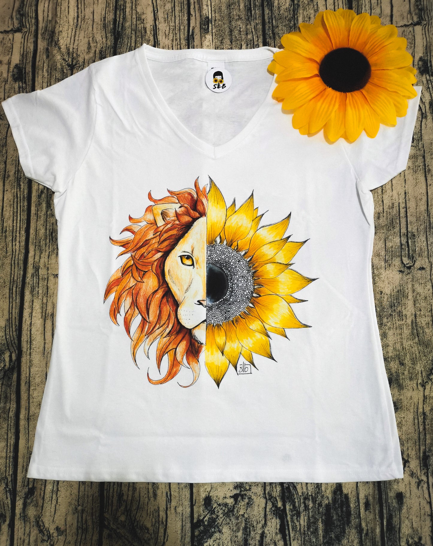 T-shirt Leone/girasole