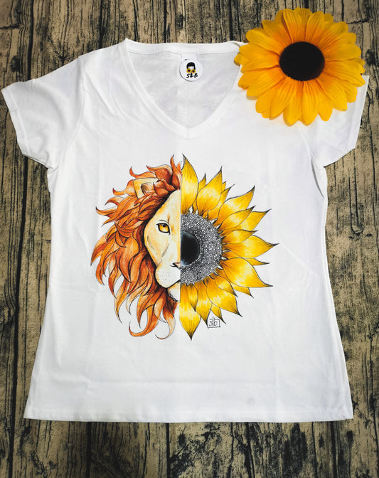 T-shirt Leone/girasole
