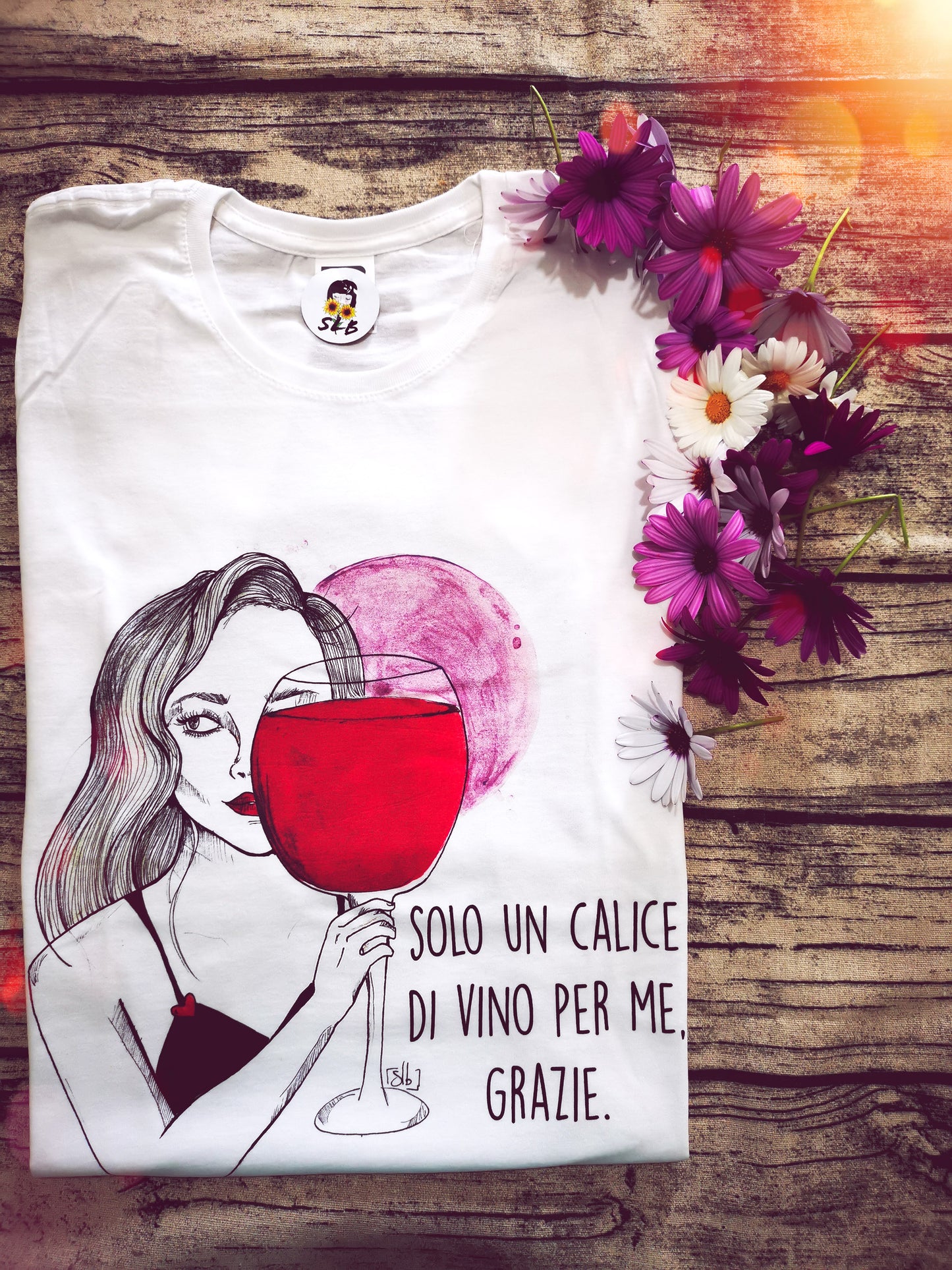 T-shirt Calice di Vino