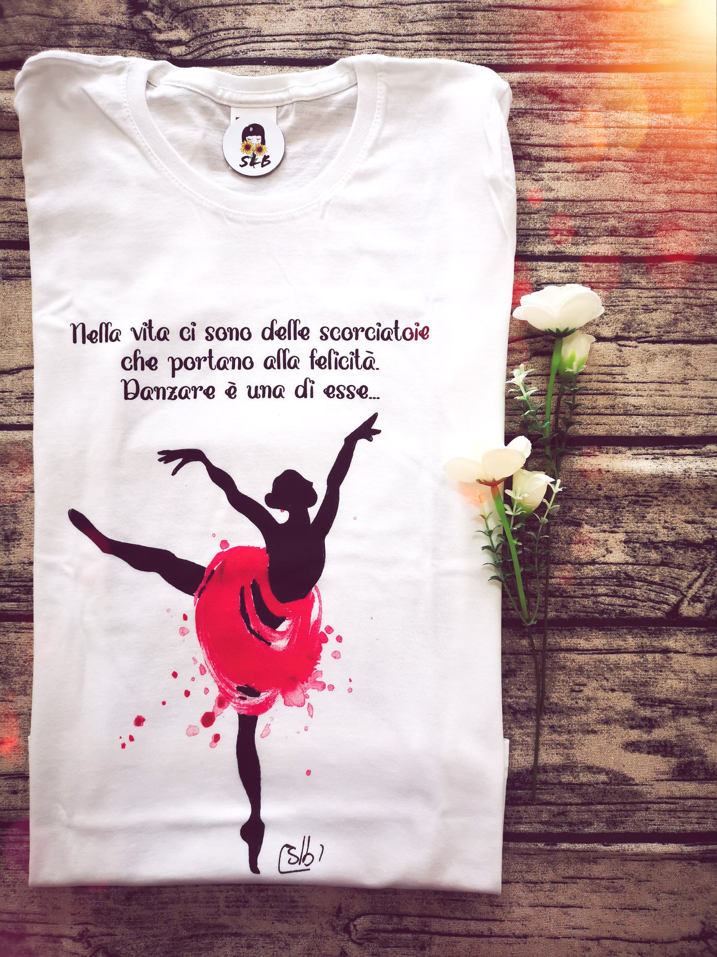 T-shirt Ballerina