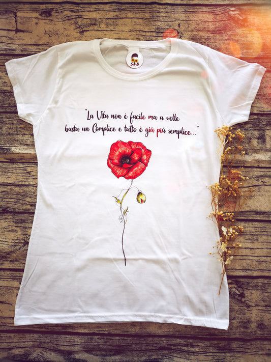 T-shirt Papavero Complice