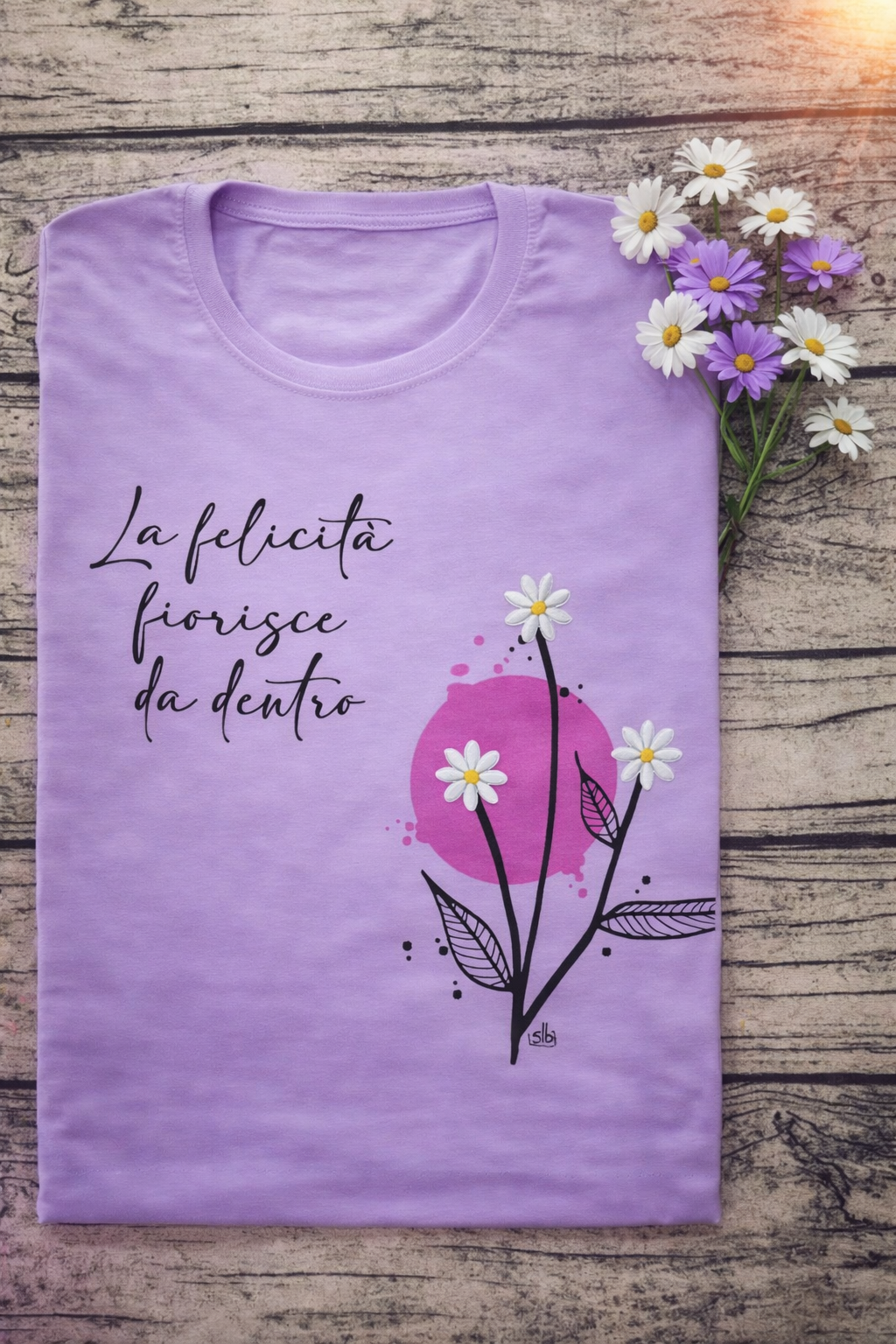 T-shirt Lilla Margherite