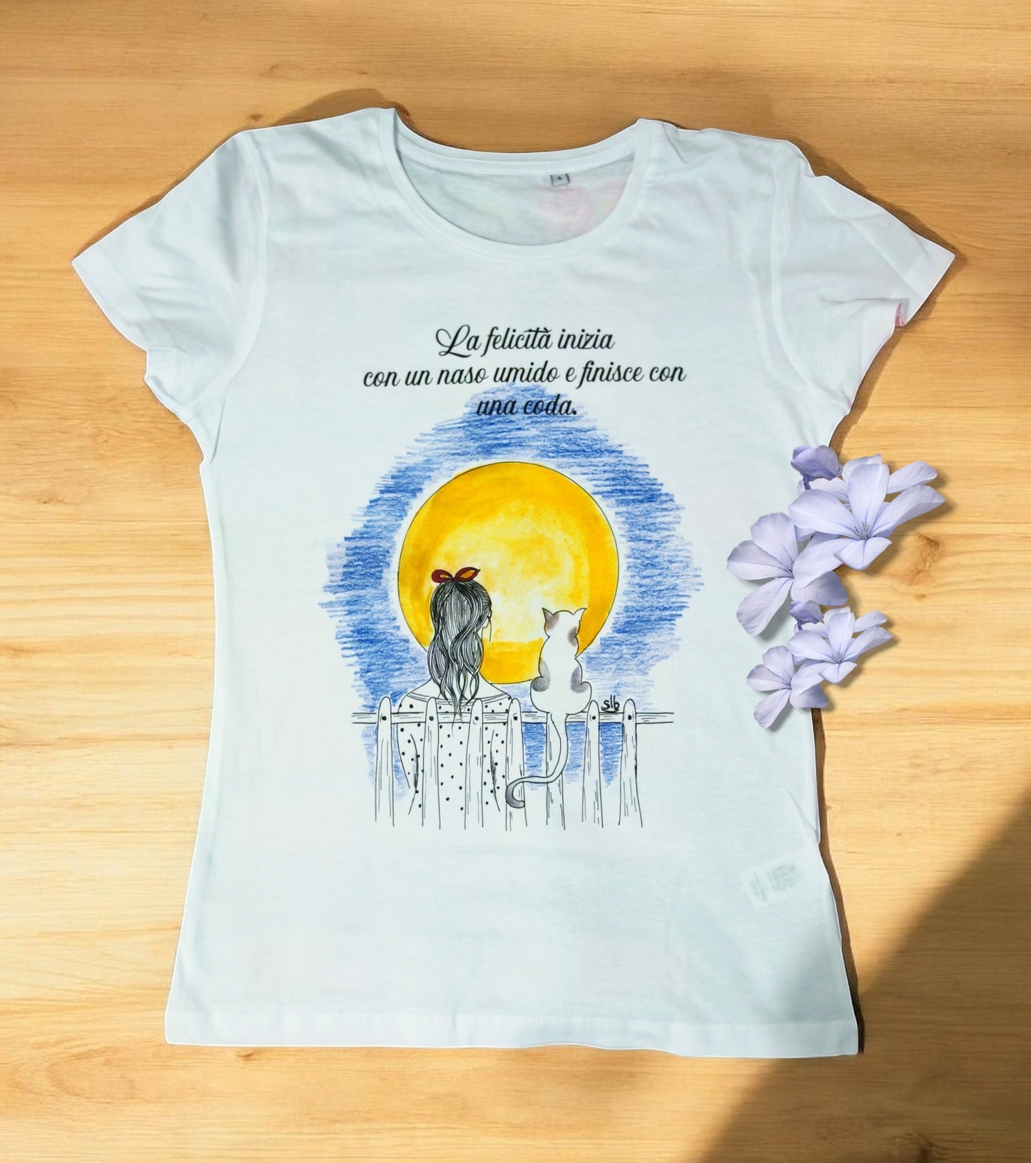 T-shirt Ragazza&Micio