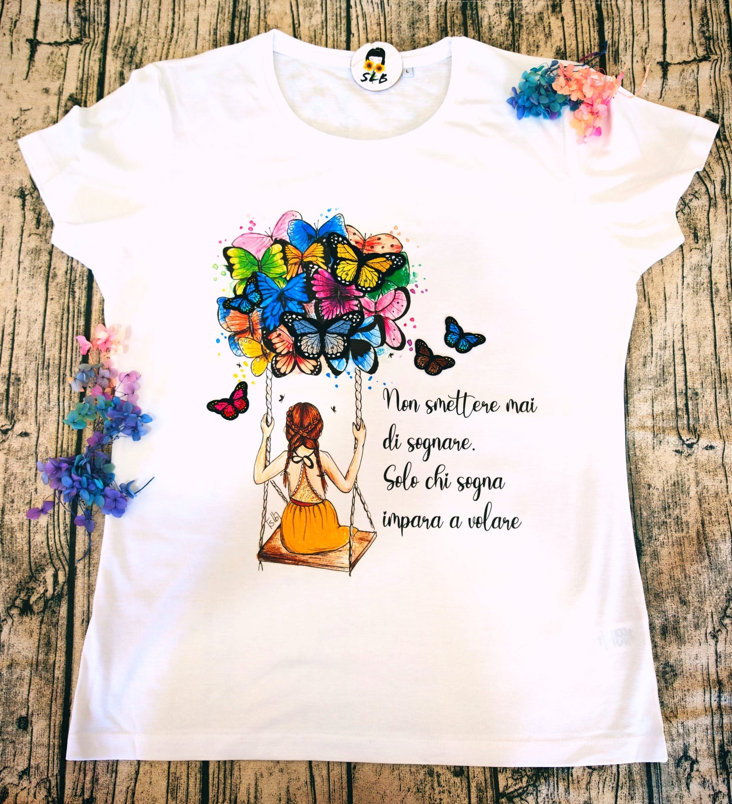 T-shirt Farfalle