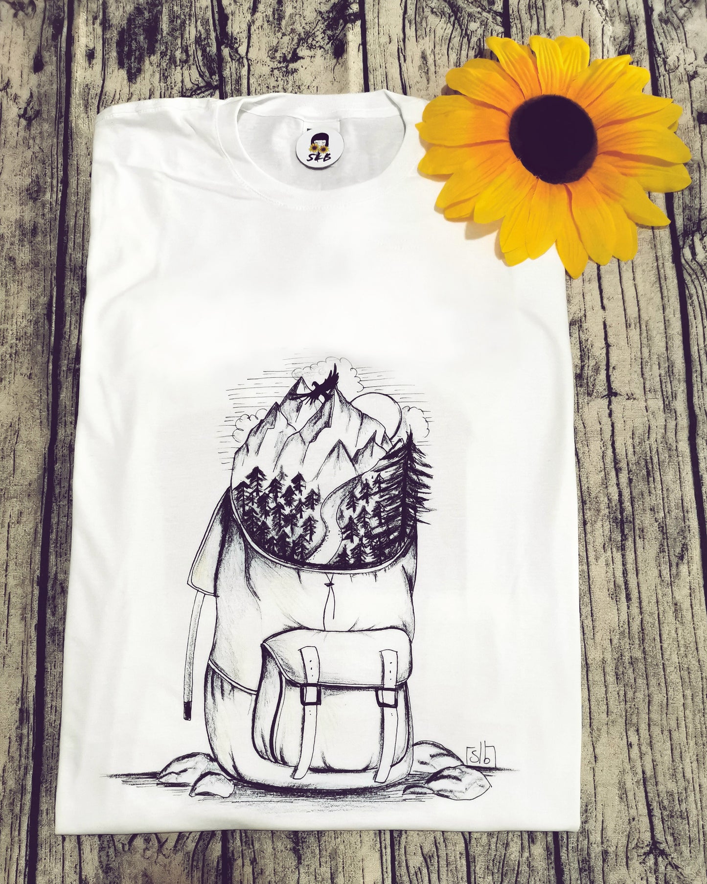 T-shirt Montagna