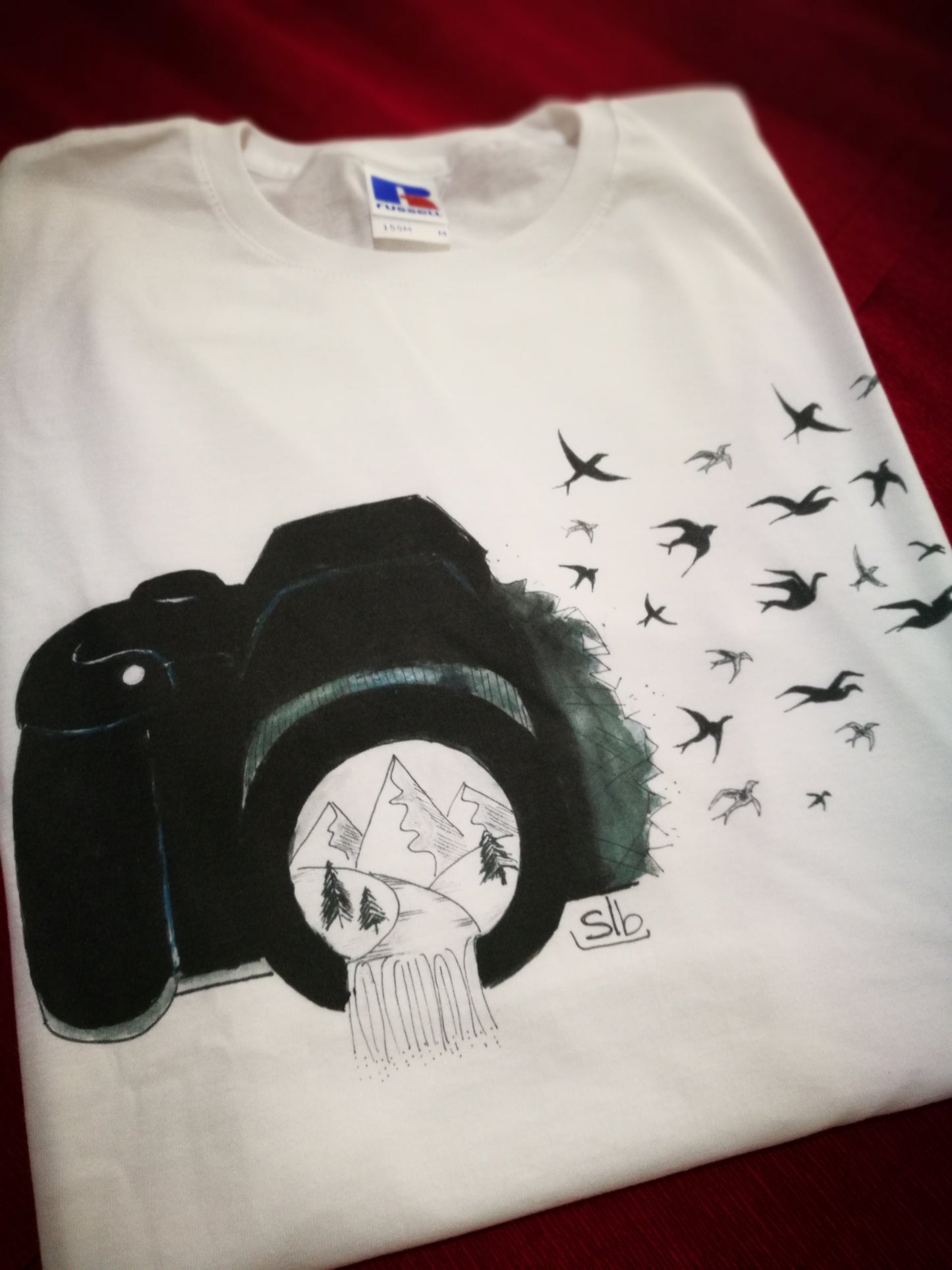 T-shirt Macchina Fotografica